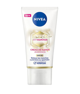 Crème mains anti-taches Nivea Luminous 630 SPF15 50ml