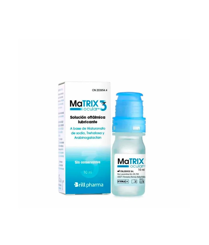 Gouttes ophtalmiques Matrix Ocular 3 - Solution visuelle efficace