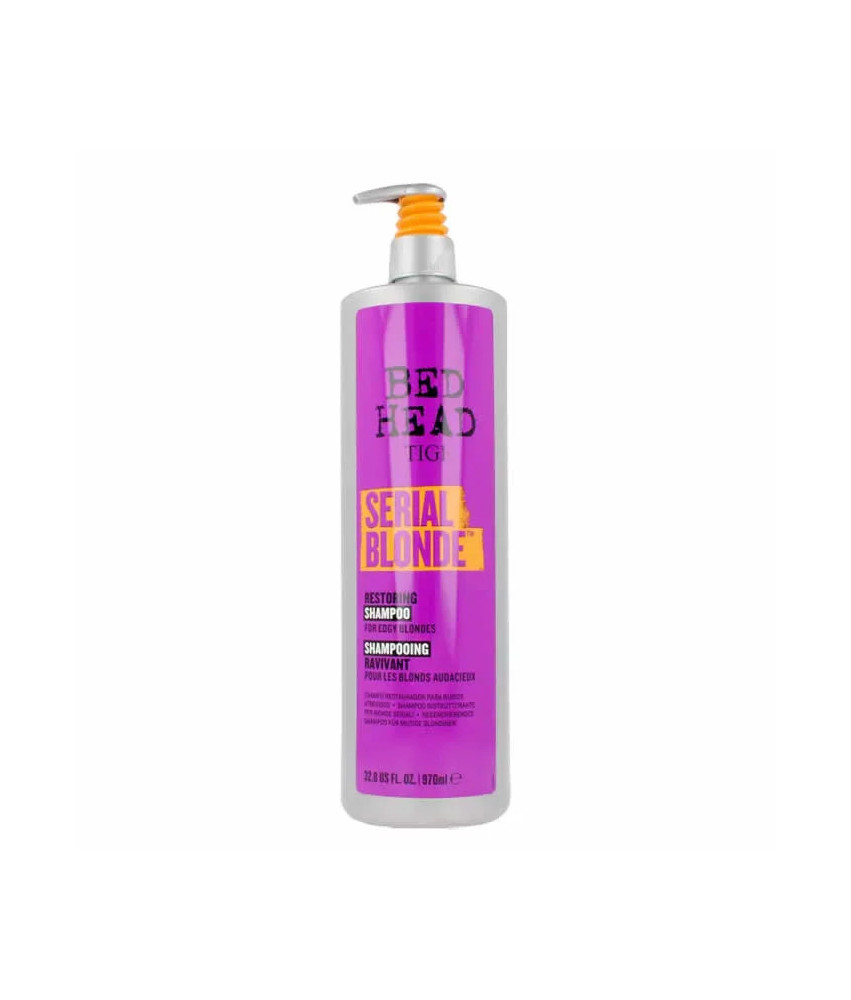 Shampooing Restaurateur Violet Serial Blonde Tigi Bed Head 970ml