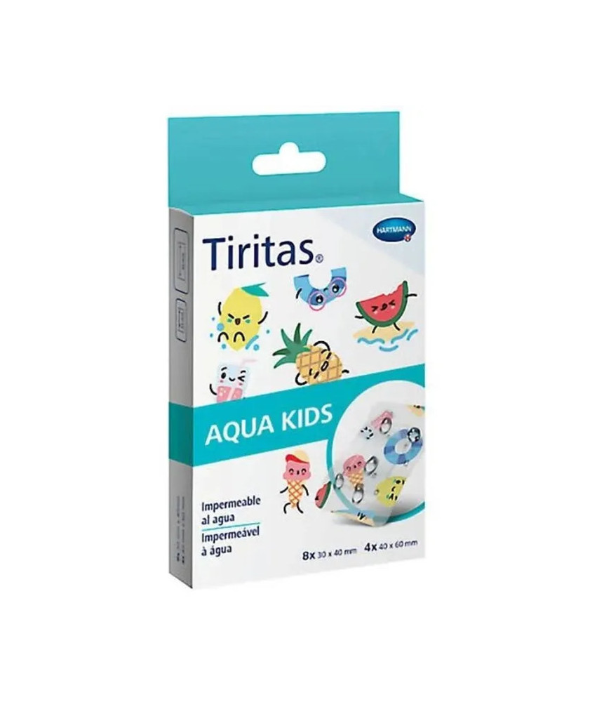 Pansements Adhésifs Aqua Kids 2 Tailles 12U