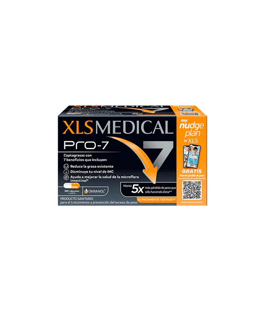 XLS Medical Pro-7 Nudge 180 Capsules: Perte de poids naturelle