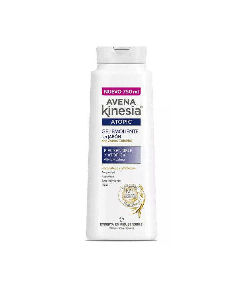 Avena Kinesia Atopic Gel Emollient 750ml - Soin sans savon