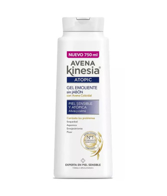 Avena Kinesia Atopic Gel Emollient 750ml - Soin sans savon