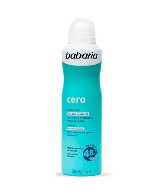 Déodorant Babaria Cero Vaporisateur 200ml