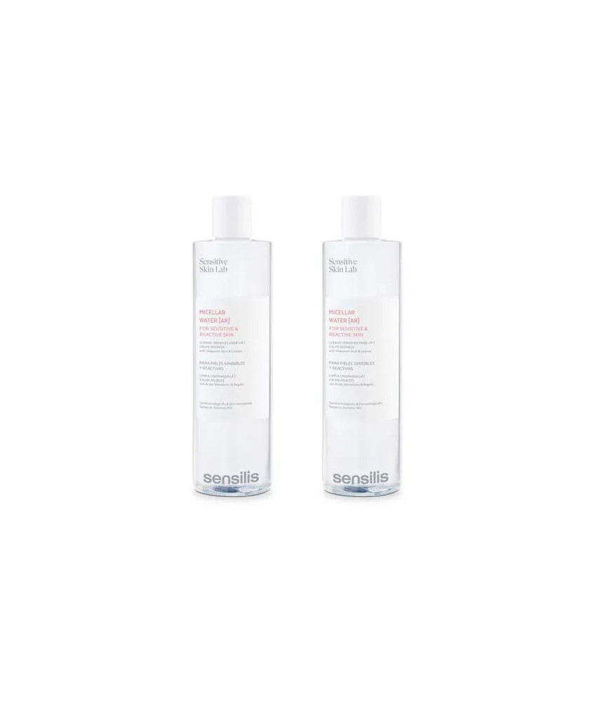Nettoyez en douceur avec Sensilis Eau Micellaire AR 2x400ml