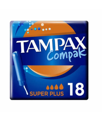 Tampax Compak Super Plus 18 unités: Protection fiable et confortable