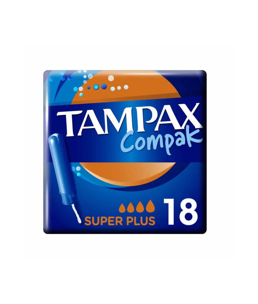 Tampax Compak Super Plus 18 unités: Protection fiable et confortable