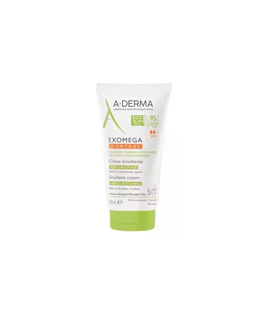 Crème Émolliente Anti-Rayures A-Derma Exomega 50ml