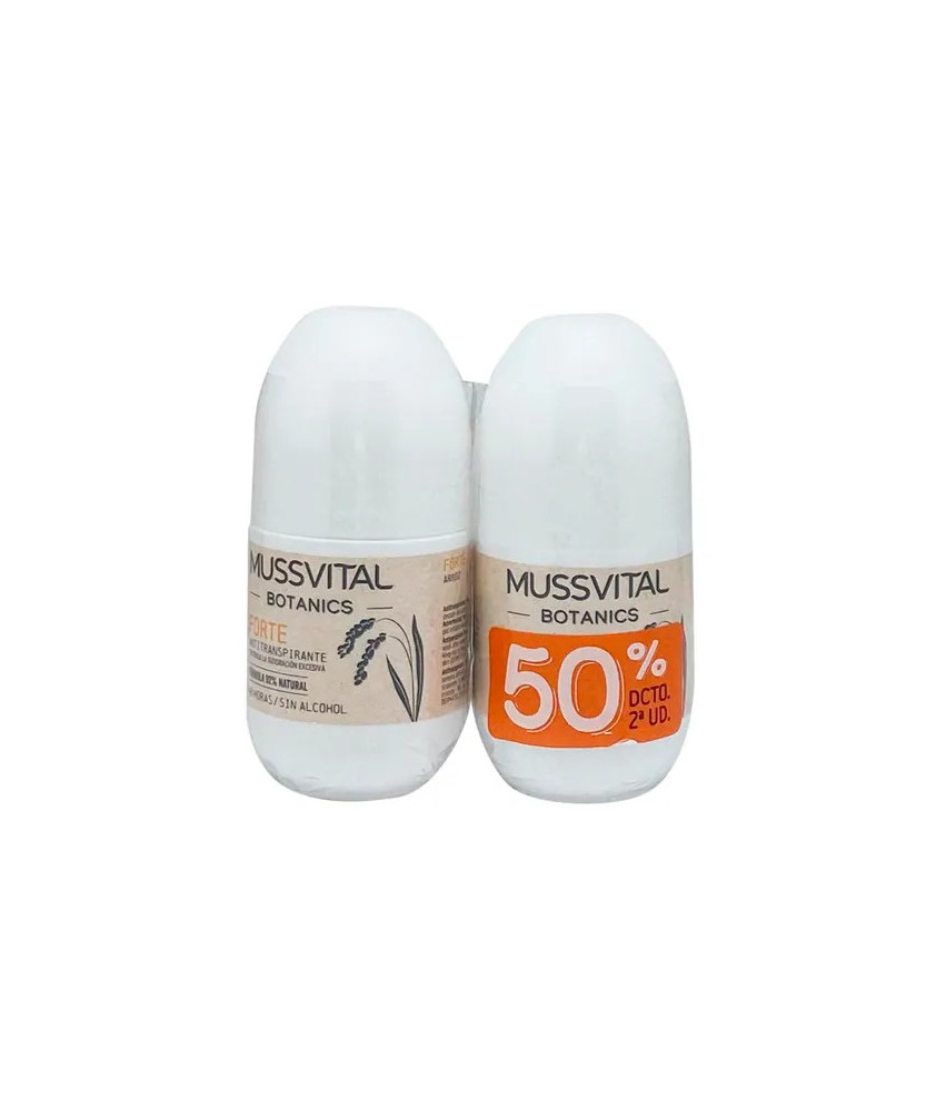 Ensemble de 2 Déodorants Mussvital Botanics Deo Forte 75ml