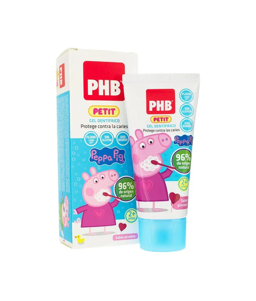 Phb Petit Peppa Pig Gel dentifrice 50ml: Dents propres en s'amusant!