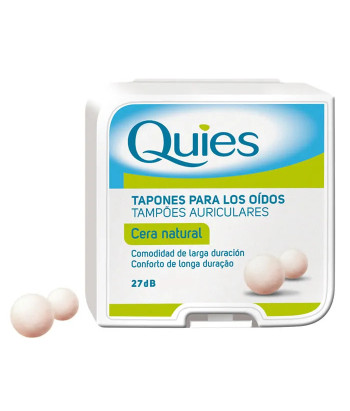 Bouchons d'oreilles en cire Quies 6 unités