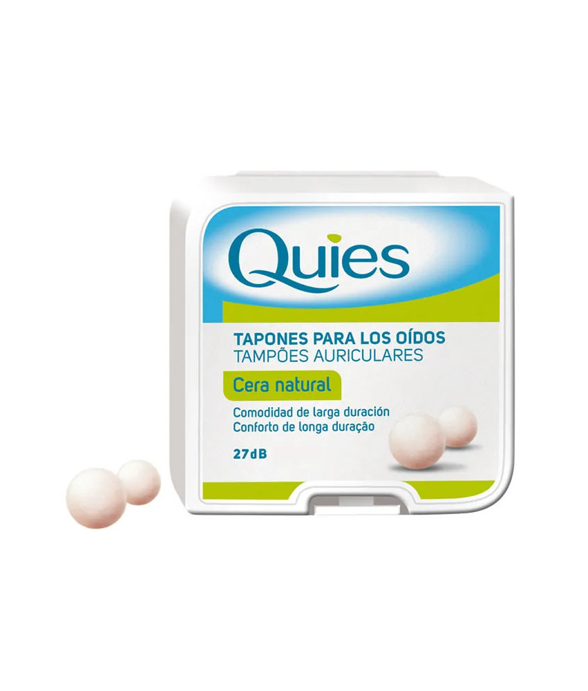 Bouchons d'oreilles en cire Quies 6 unités