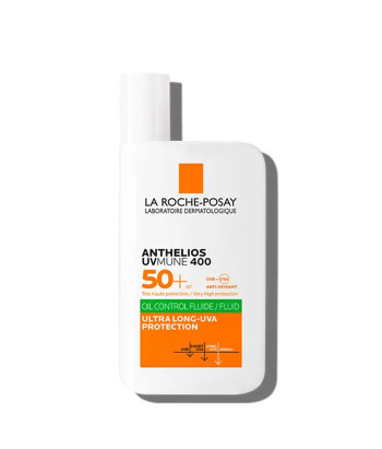 Protection solaire et contrôle de l'huile: Fluide SPF50+ La Roche Posay Anthelios Uv-Mune 400 - 50ml
