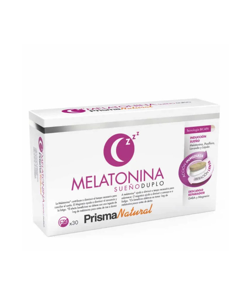Prisma Natural Melatonin Sleep 30 Comprimés Bicouches
