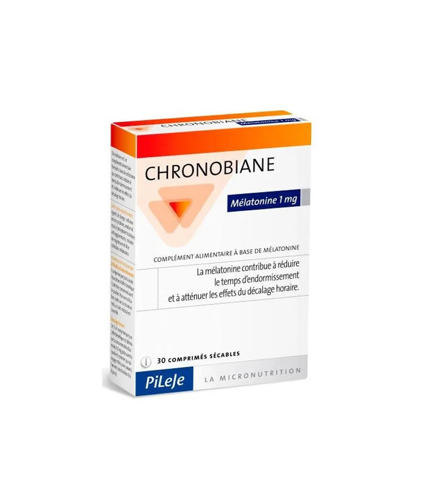 Complément alimentaire Pileje Chronobiane Melatonin 1mg - 30 comprimés