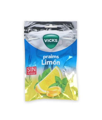 Bonbons Vicks Citron Menthol 72g - Rafraîchissant pour la gorge