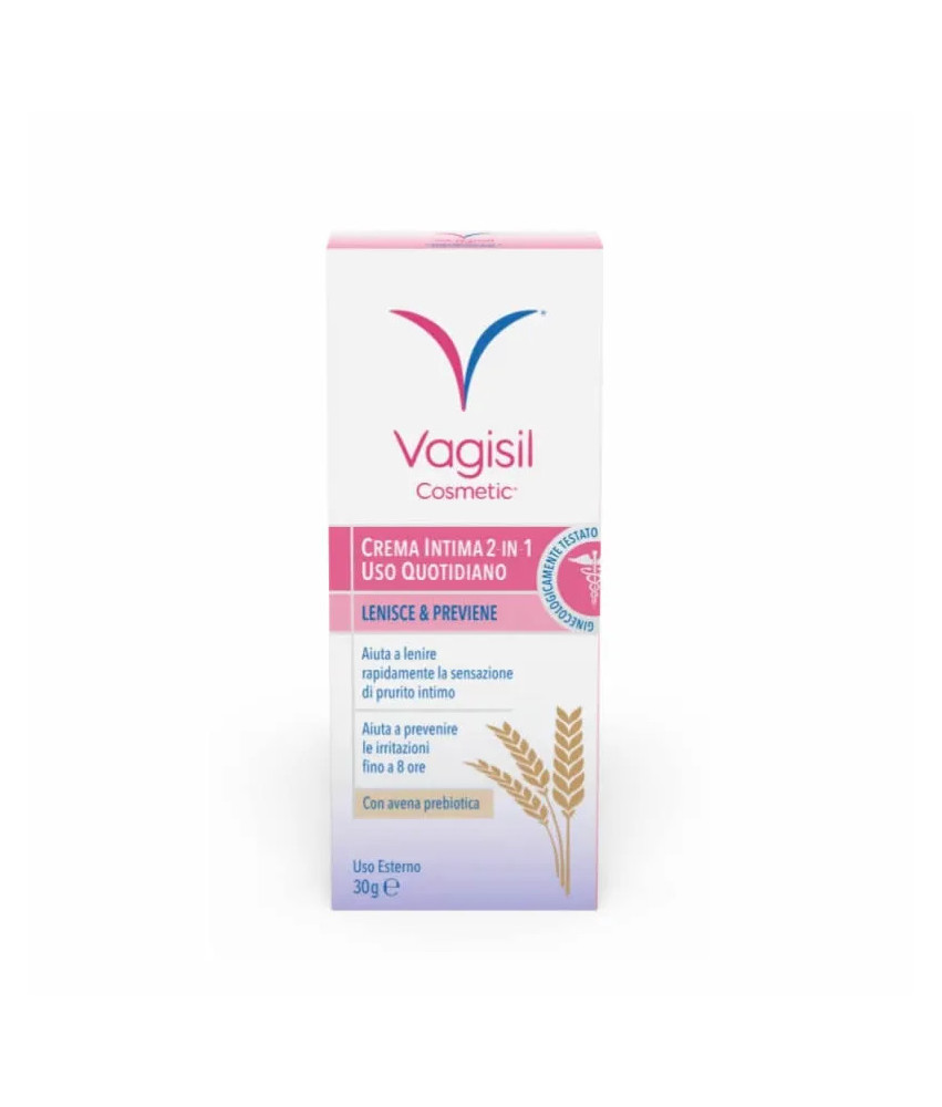 Crème intime Vagisil 2 en 1 30g pour usage quotidien