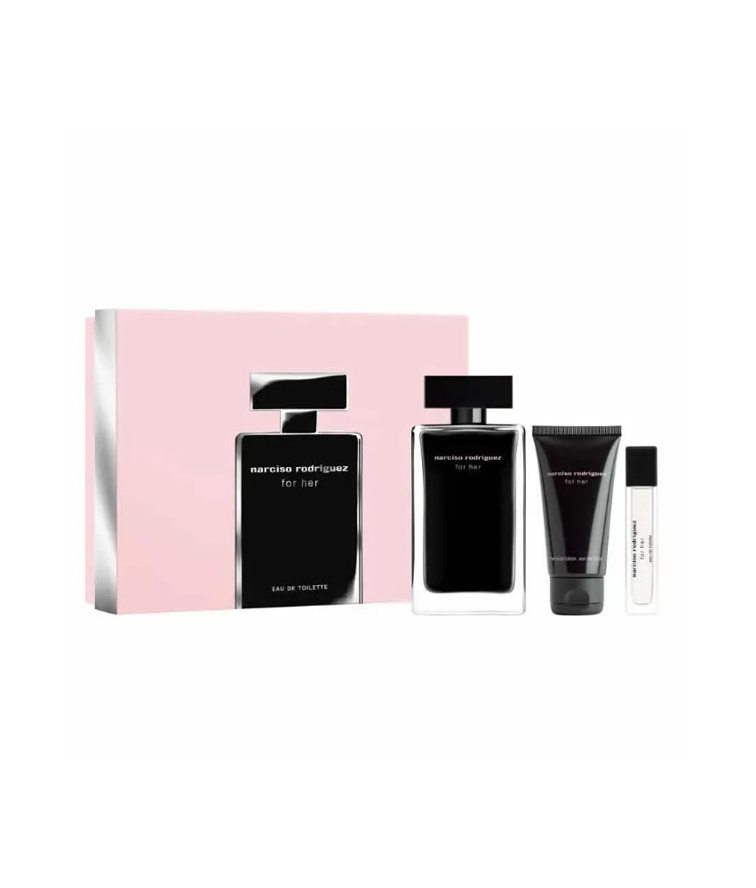 Coffret 3 produits Narciso Rodriguez For Her 100ml