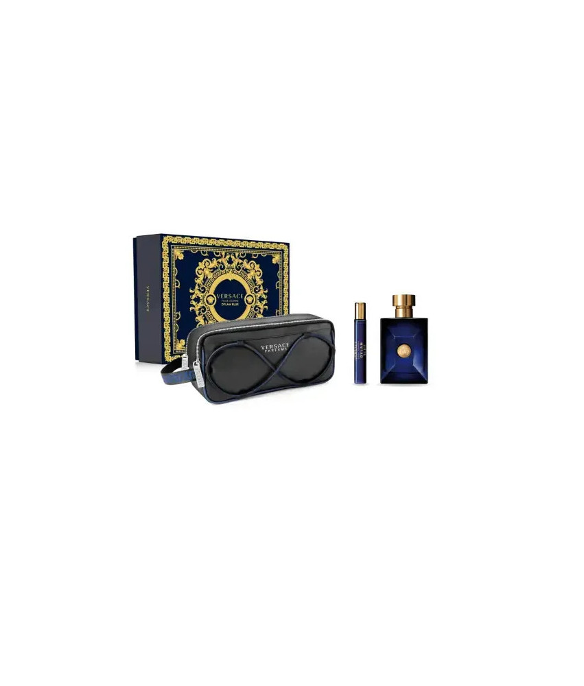 Coffret Versace Dylan Blue 100ml: 3 Produits Irrésistibles