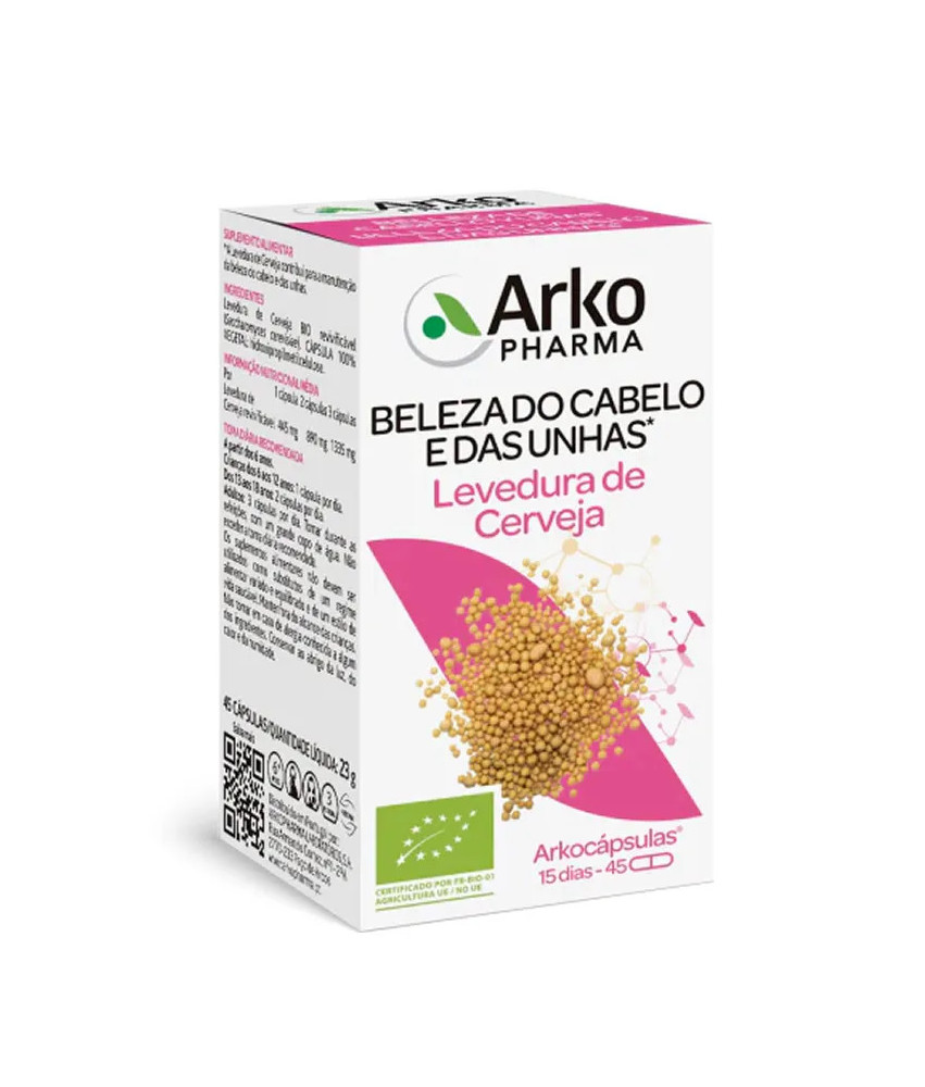 Arkopharma Levure De Bière: 45 Capsules pour une peau éclatante