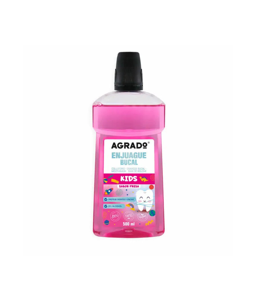 Mouthwash Enfant Agrado Fraise 500ml