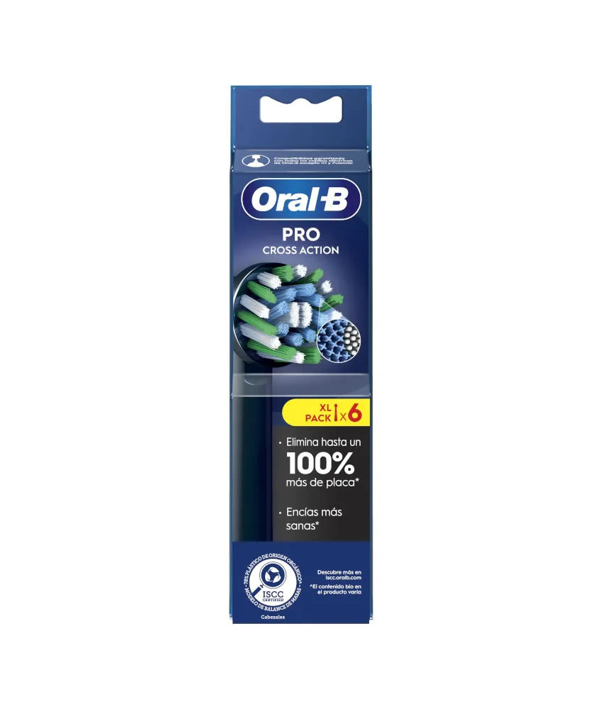 Recharge Oral-B Pro Cross Action 6 unités