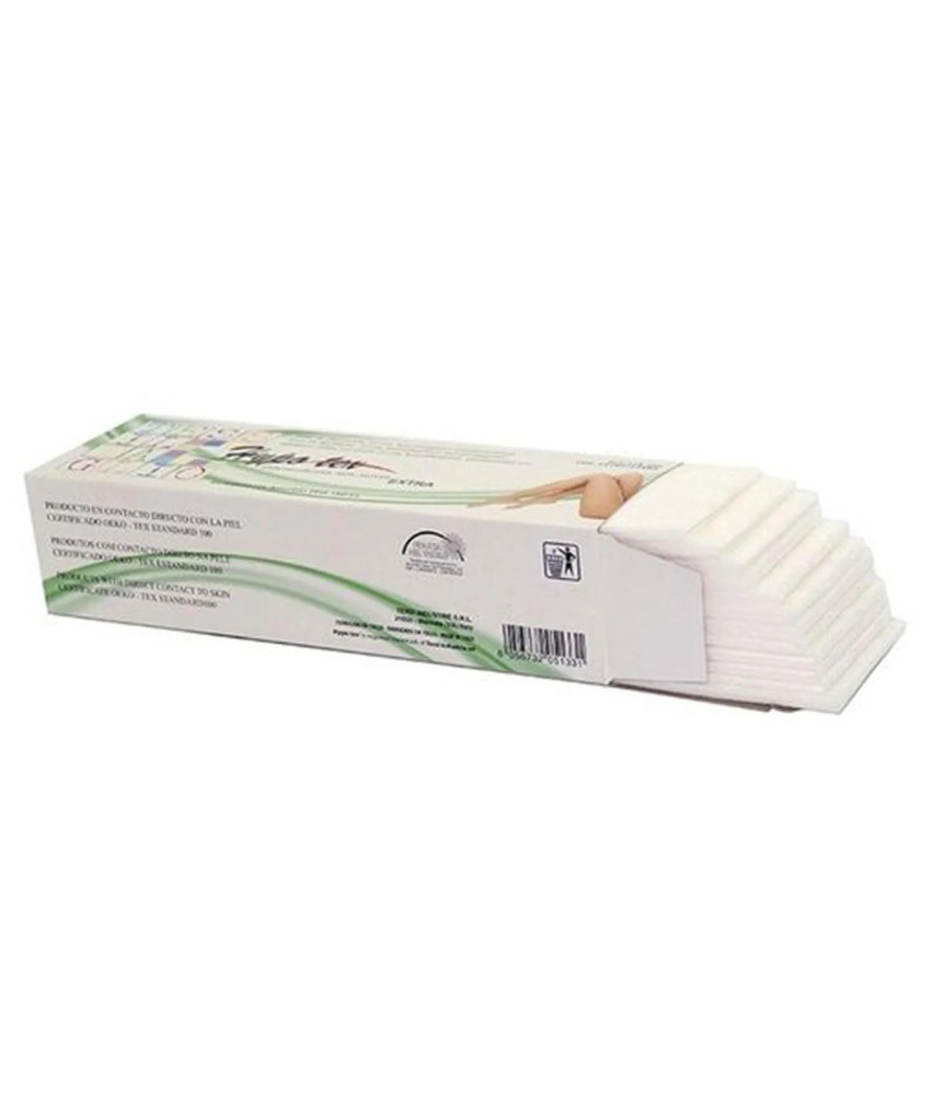 Bandes de cire extra larges Eurostil Hypotex 22cm - Pack 1un