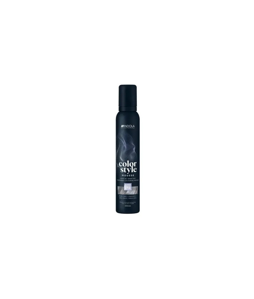 Mousse couleur grise perle Indola 200ml