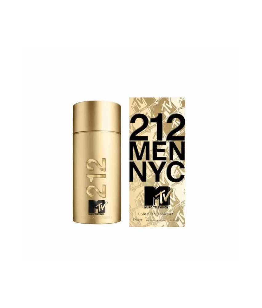 Parfum Carolina Herrera 212 Men MTV 100ml Édition Limitée