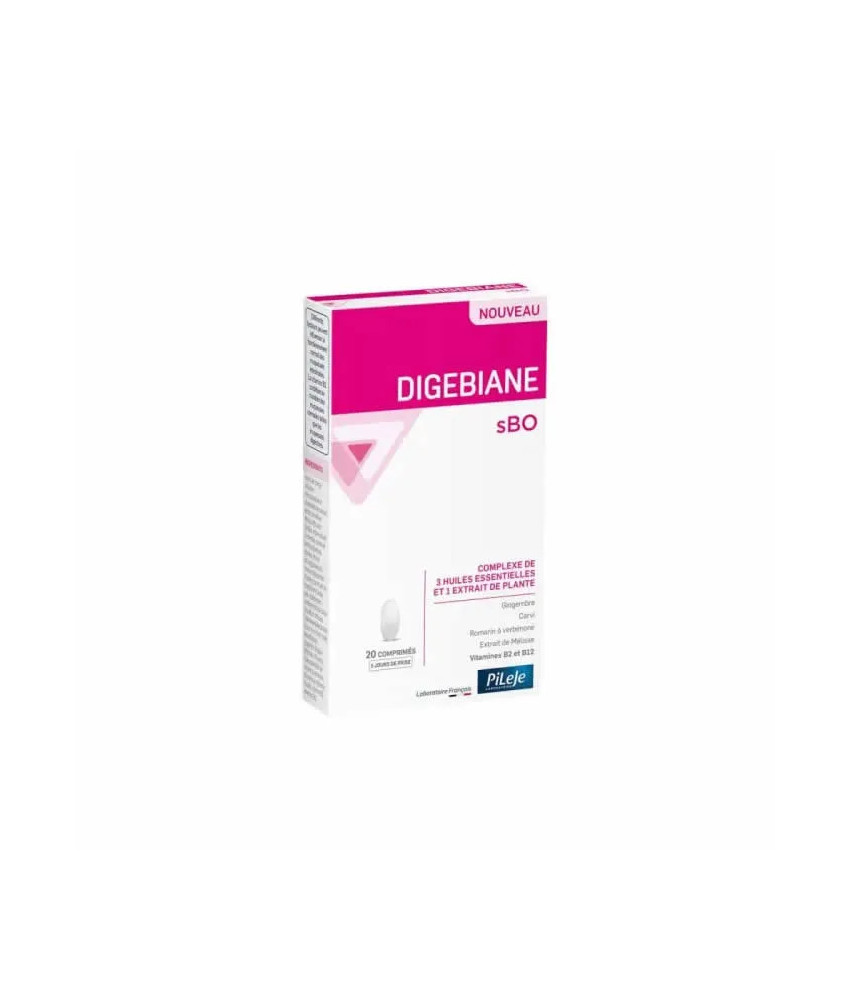 Pileje Digebiane sBO 20 Comprimés: pour une digestion optimale