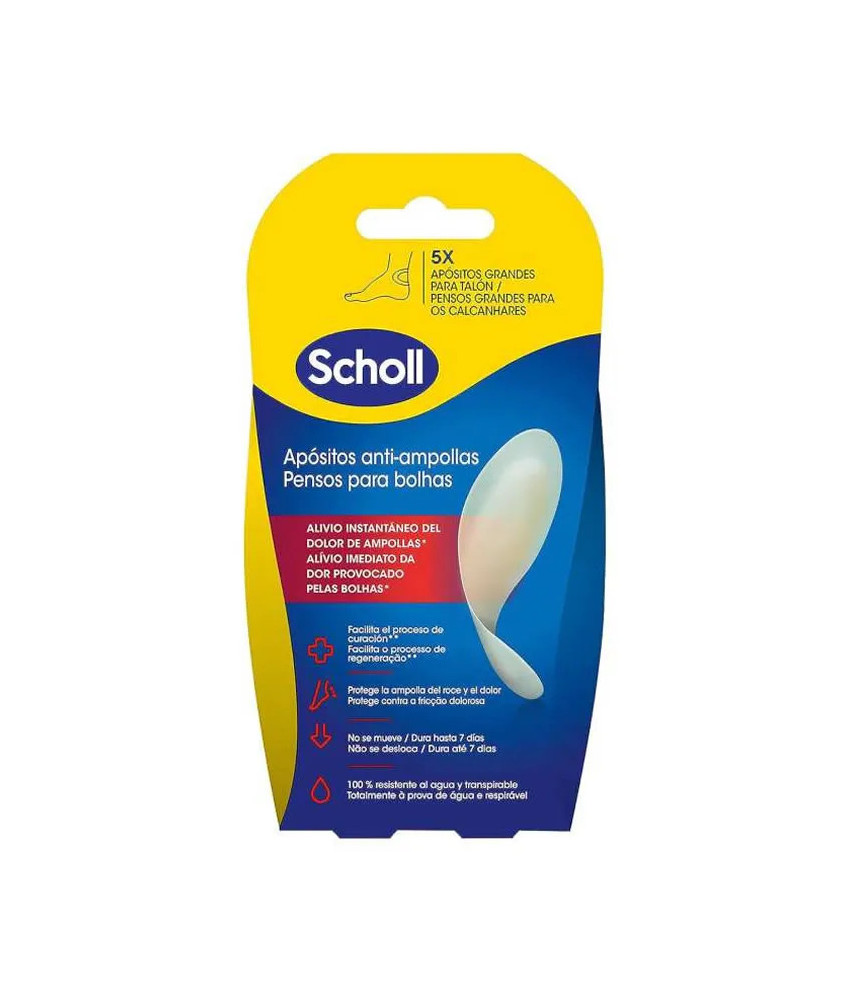 Pansements ampoules pour talon Dr. Scholl - Lot de 5