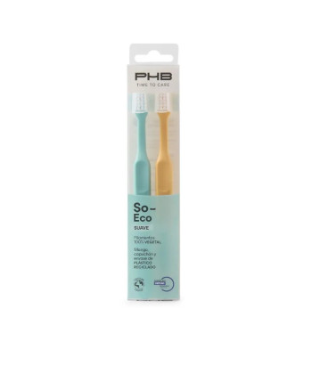 Brosse à Dents PHB Time To Care Souple 2 Unités