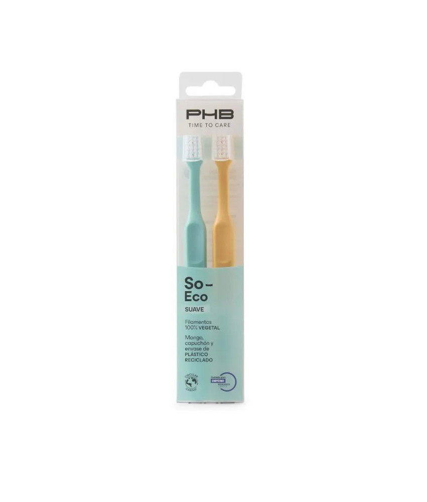 Brosse à Dents PHB Time To Care Souple 2 Unités
