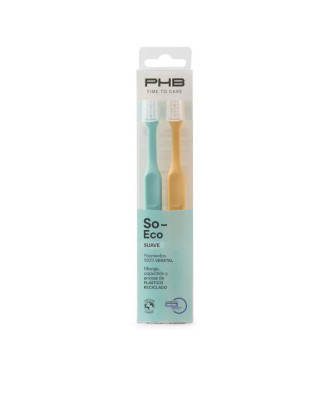 Brosse à Dents PHB Time To Care Souple 2 Unités