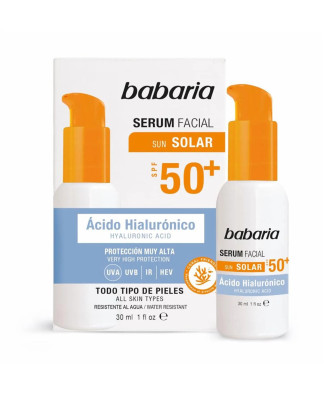 Sérum Facial SPF50 Babaria Solar Acide Hyaluronique 30ml