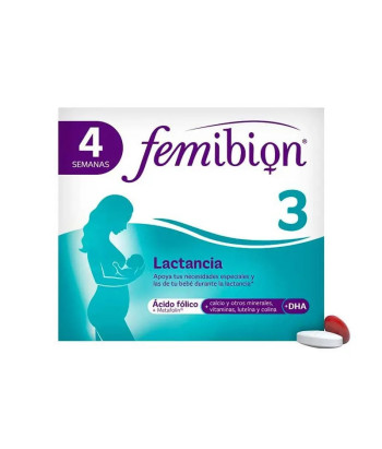 Femibion 3 Lactancia : 28 Comprimés + 28 Capsules pour la nouvelle maman