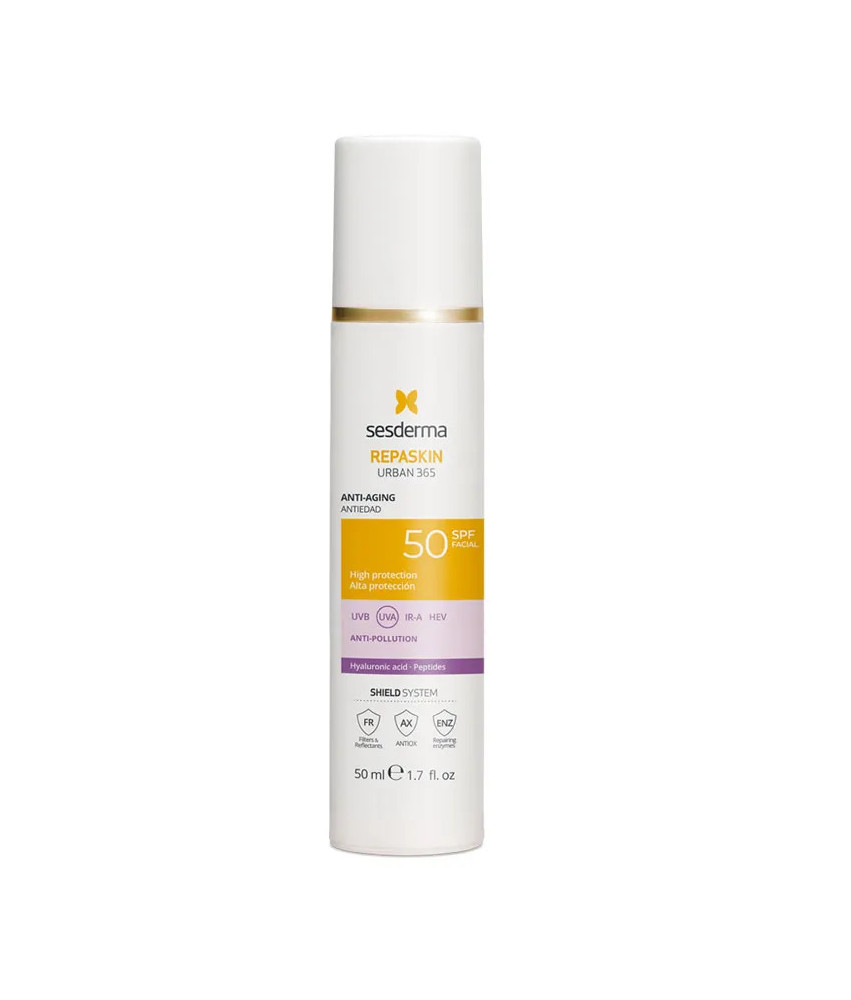 Protection solaire anti-âge urbaine Sesderma Repaskin Urban 365 SPF50 50ml