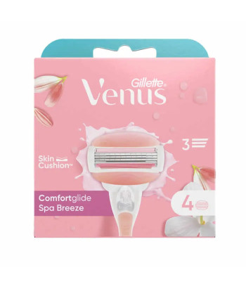 Recharge Gillette Venus Spa Breeze 4 unités - Douceur assurée