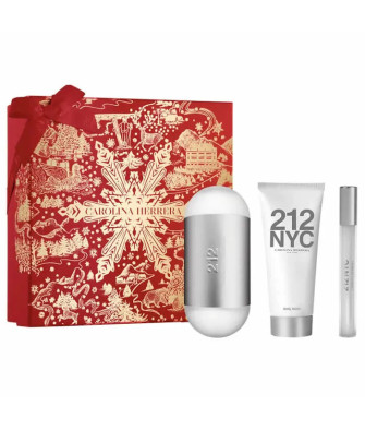Coffret 3 produits Carolina Herrera 212 NYC 100ml