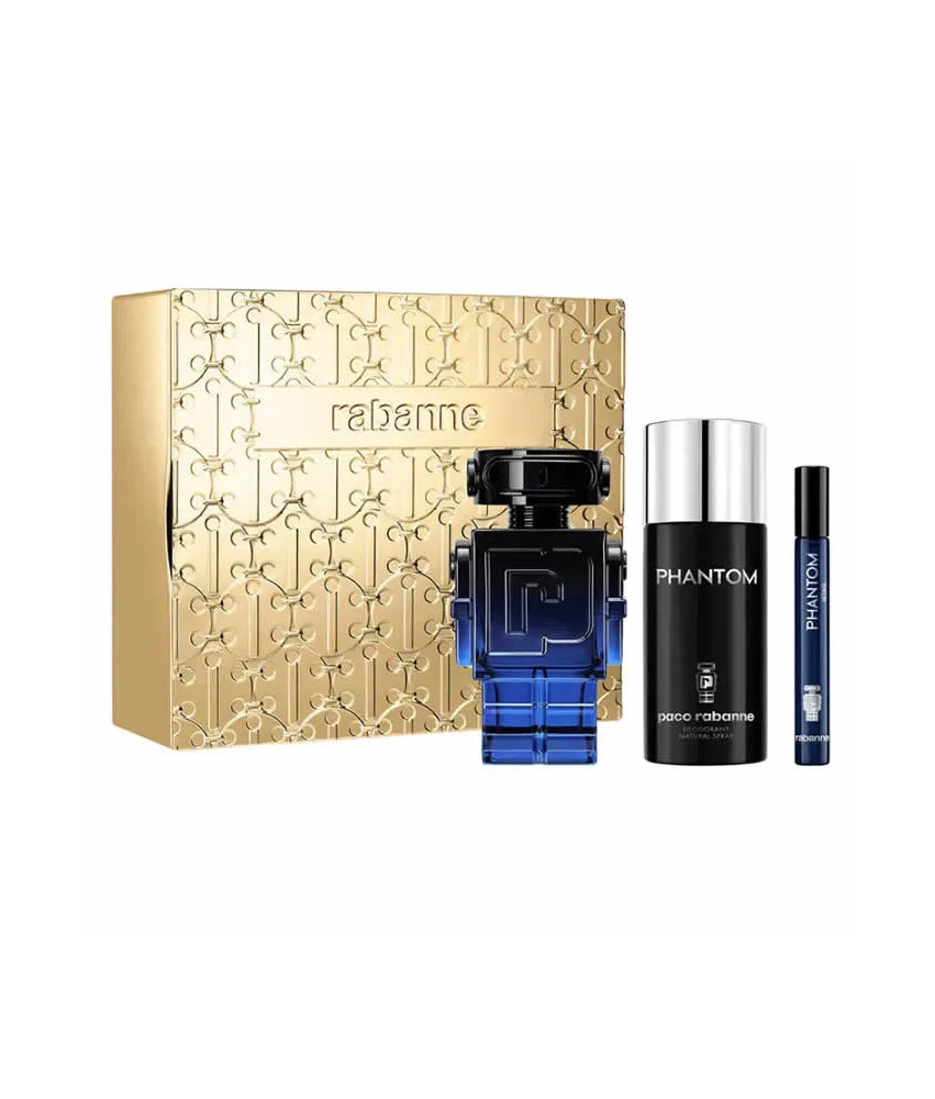 Coffret Paco Rabanne Phantom Intense EDP 100ml - 3 Produits