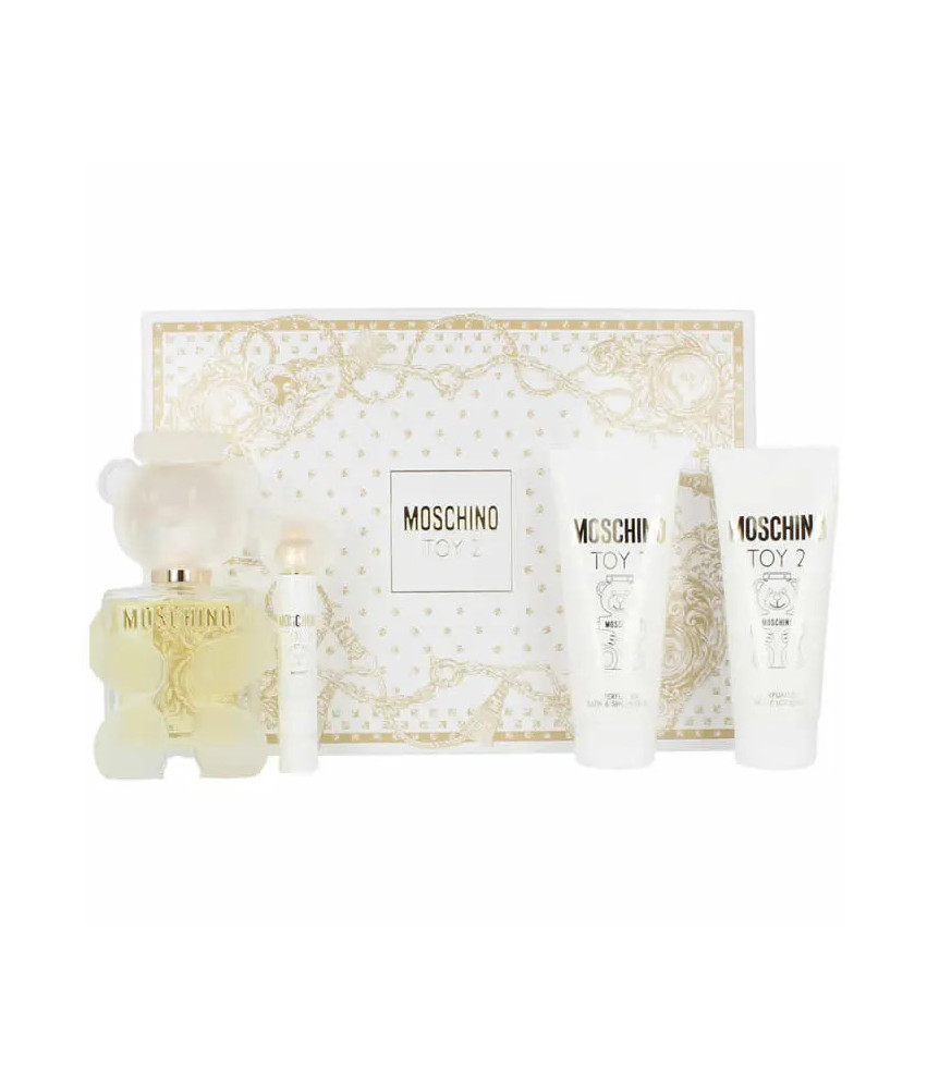 Offrez-vous le Coffret Moschino Toy 2 Eau De Parfum Spray 100ml - 4 Produits!