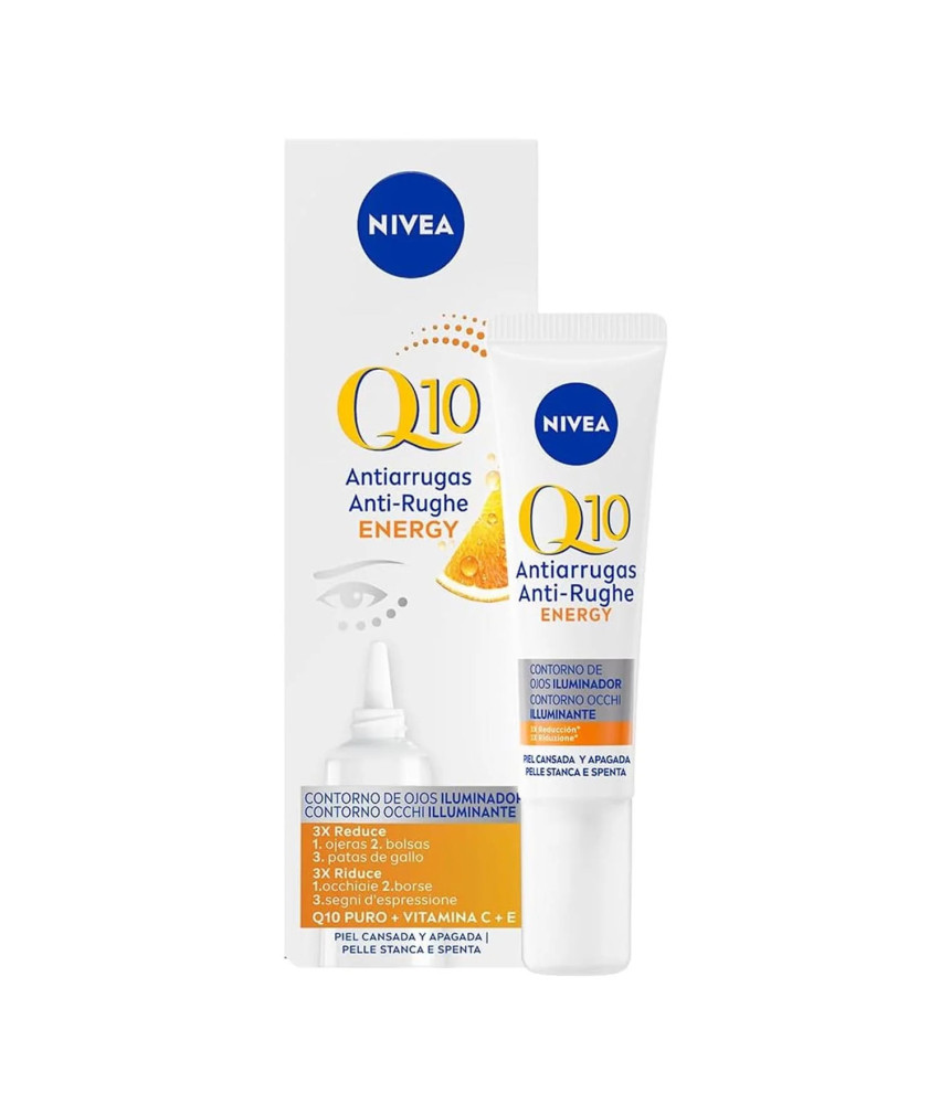 Révélez un regard énergisé avec Nivea Q10 Energy Contorno De Ojos 15ml