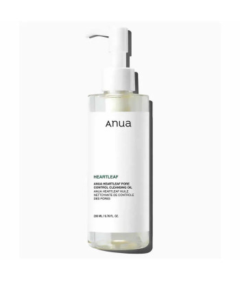Nettoyez en profondeur avec l'Huile Démaquillante Anua Heartleaf 200ml