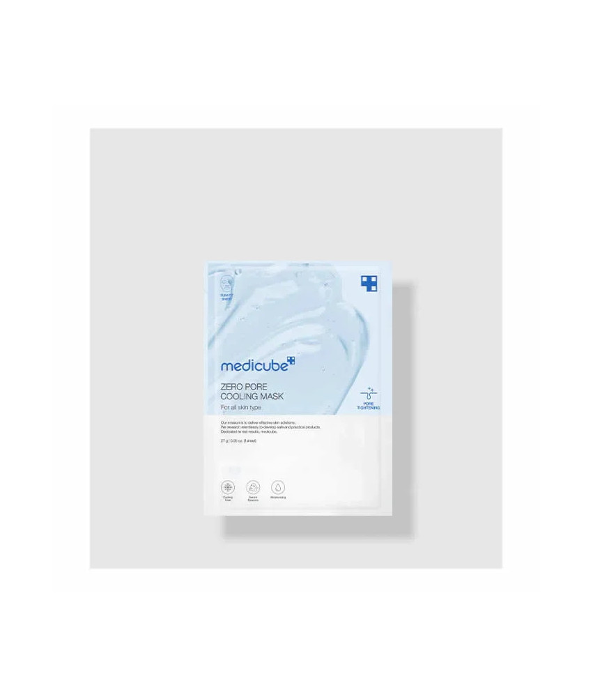 Masque rafraîchissant Medicube Zero Pore en 1 feuille