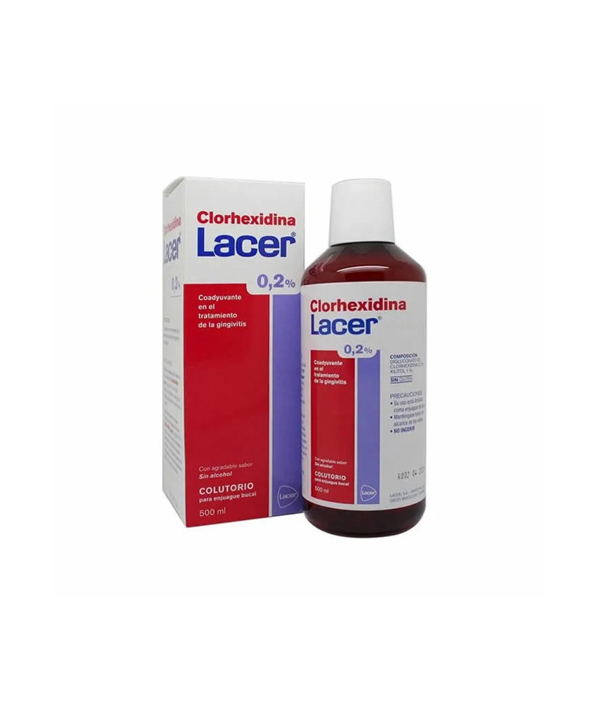 Bain de bouche Lacer à la chlorhexidine 500ml