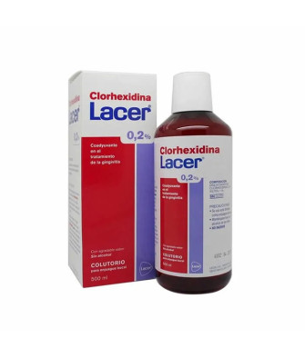 Bain de bouche Lacer à la chlorhexidine 500ml