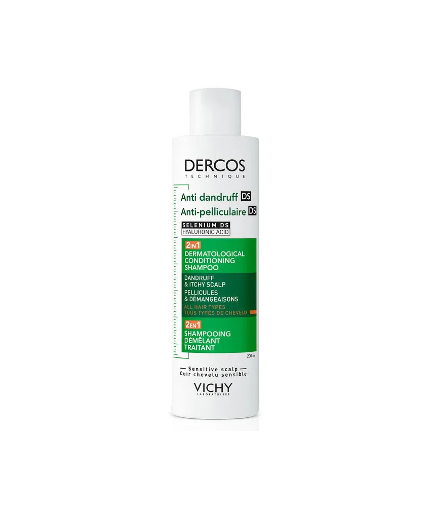 Shampooing Antipelliculaire 2 en 1 Vichy Dercos 200ml