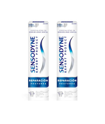 Sensodyne Expert Protect Réparation En profondeur 2x75ml : Pour des dents sensibles heureuses