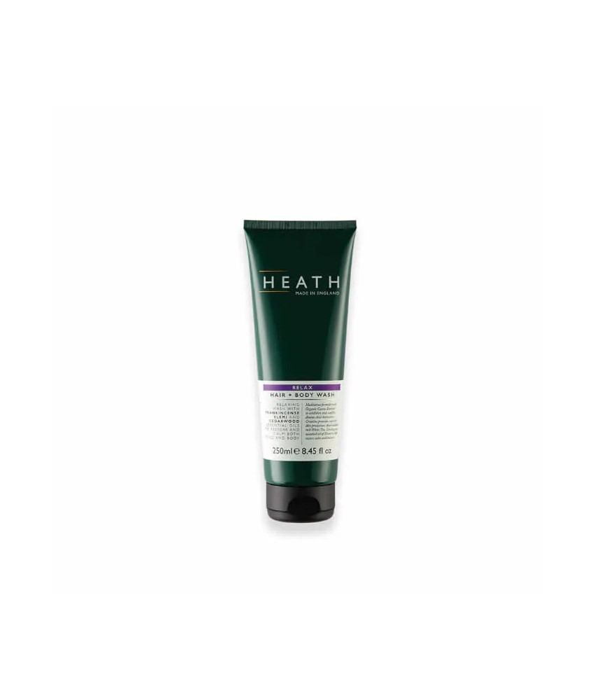 Gel douche et shampoing relaxant Heath London 250ml