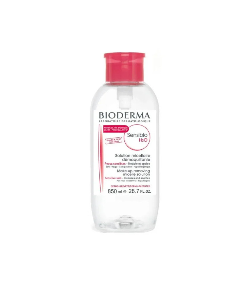 Bioderma Sensibio H2O 850ml - Solution Micellaire Peaux Sensibles